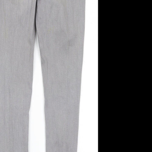 Denim Co Womens Grey  Cotton Skinny Jeans Size 12 L29 in Regular