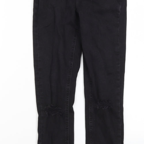 New Look Womens Black  Cotton Skinny Jeans Size 6 L25.5 in Regular