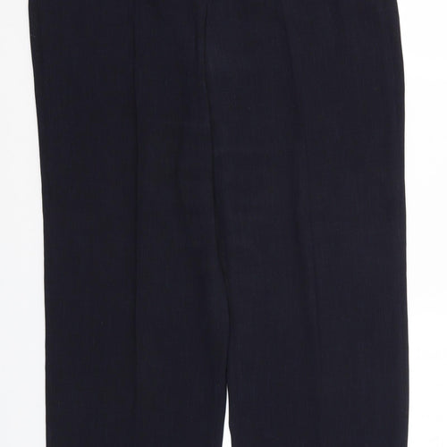 Taifun Womens Blue  Polyester Trousers  Size 14 L31 in Regular