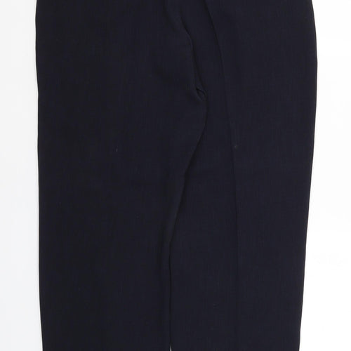 Taifun Womens Blue  Polyester Trousers  Size 14 L31 in Regular