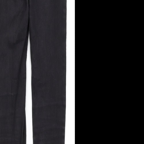 Denim Co Womens Black  Cotton Skinny Jeans Size 8 L31.5 in Regular