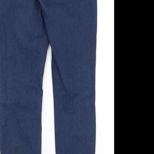 H&M Womens Blue  Cotton Straight Jeans Size 28 in L27 in Regular
