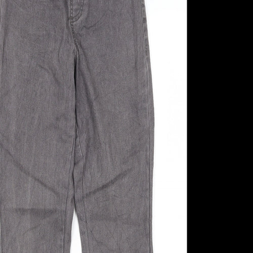 Janina Womens Grey  Cotton Skinny Jeans Size 8 L27 in Regular