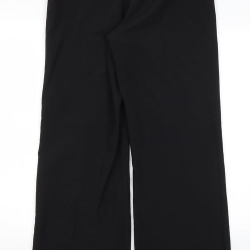 AMARANTO Womens Black  Polyester Dress Pants Trousers Size 12 L29.5 in Regular