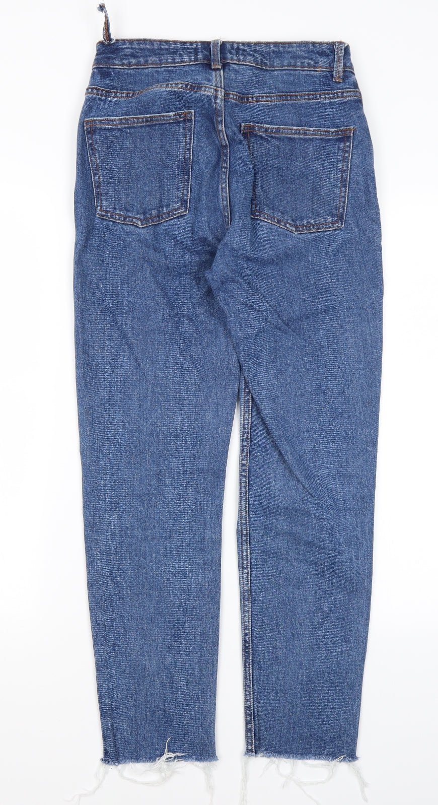 Denim Co Womens Blue  Cotton Mom Jeans Size 8 L26 in Regular
