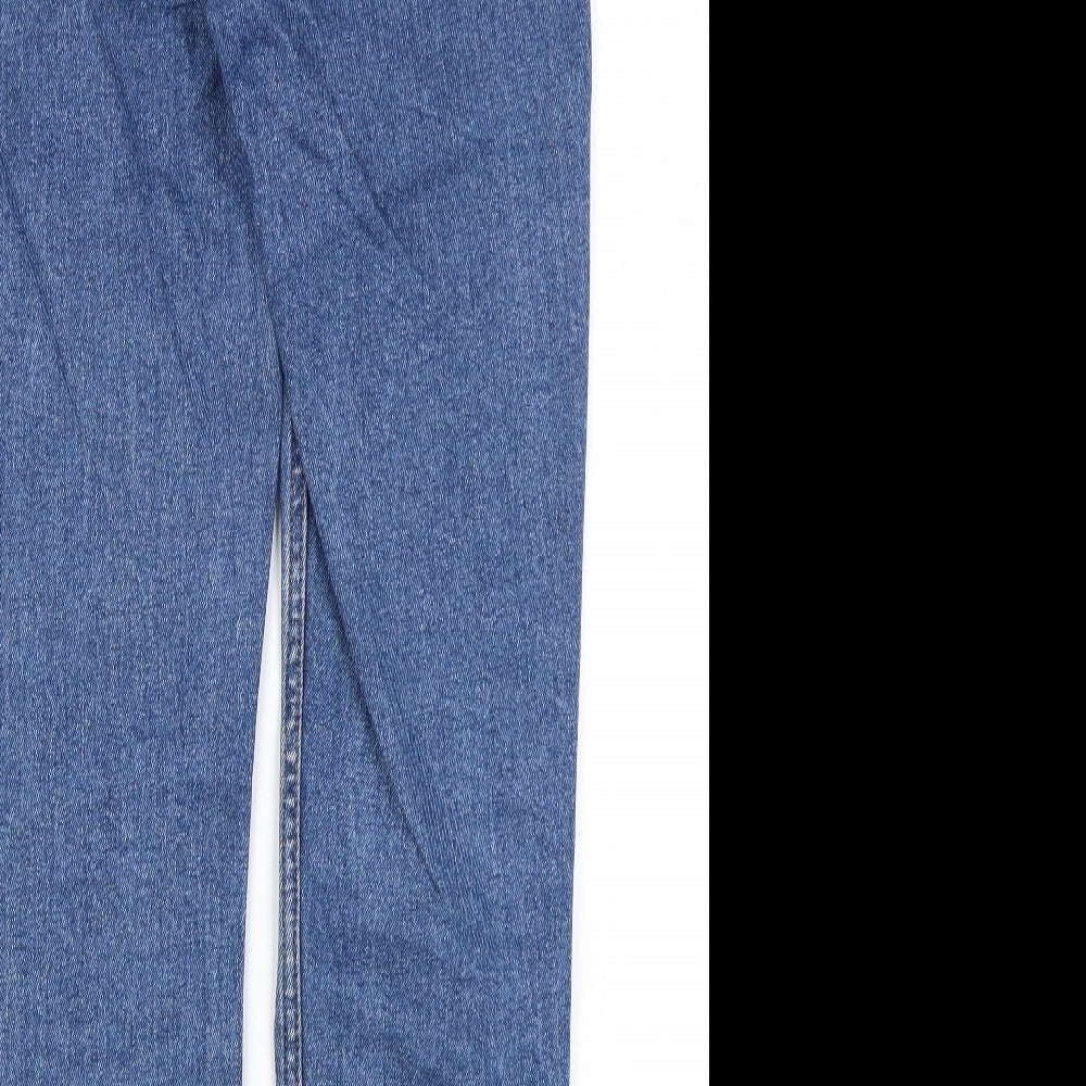 Denim Co Womens Blue  Cotton Mom Jeans Size 8 L26 in Regular