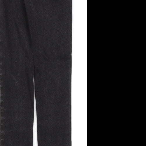 Denim Co Womens Black  Cotton Skinny Jeans Size 10 L27 in Regular