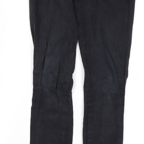 Dr Denim Womens Black  Cotton Skinny Jeans Size S L30.5 in Regular