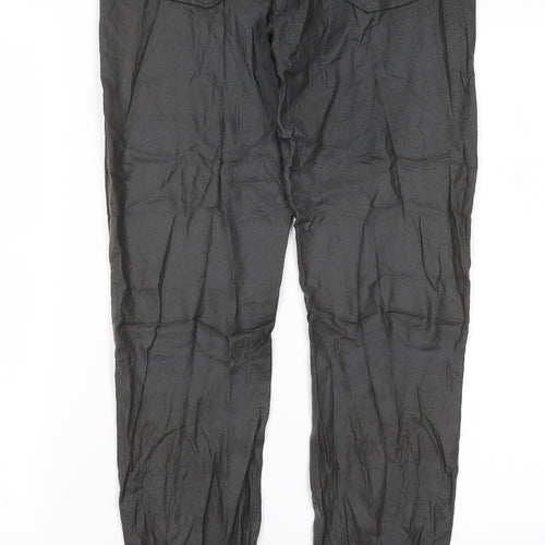 VERO MODA Womens Grey  Viscose Trousers  Size M L31 in Regular