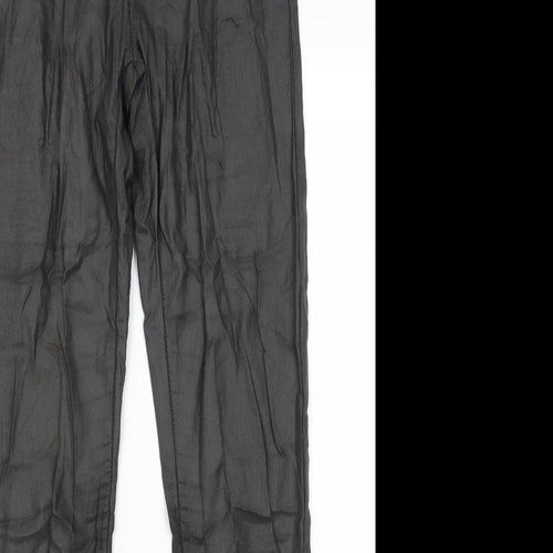 VERO MODA Womens Grey  Viscose Trousers  Size M L31 in Regular