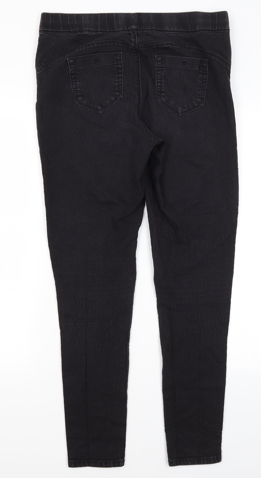 Denim Co Womens Black  Cotton Jegging Jeans Size 14 L29 in Regular