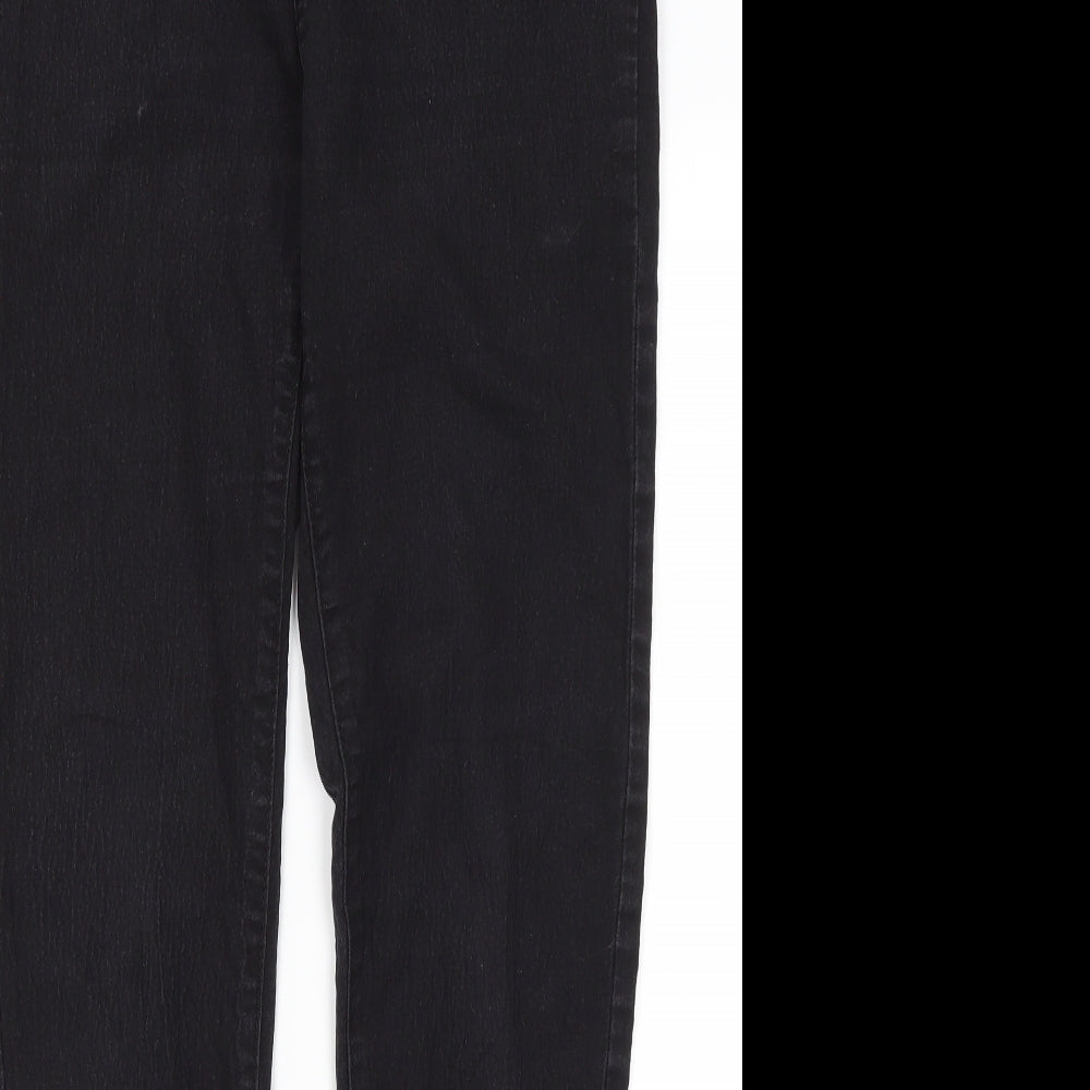 Denim Co Womens Black  Cotton Jegging Jeans Size 14 L29 in Regular