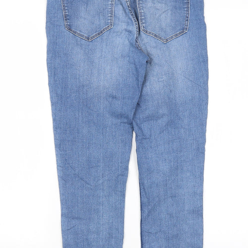 Divided Womens Blue  Cotton Skinny Jeans Size 10 L25 in Regular