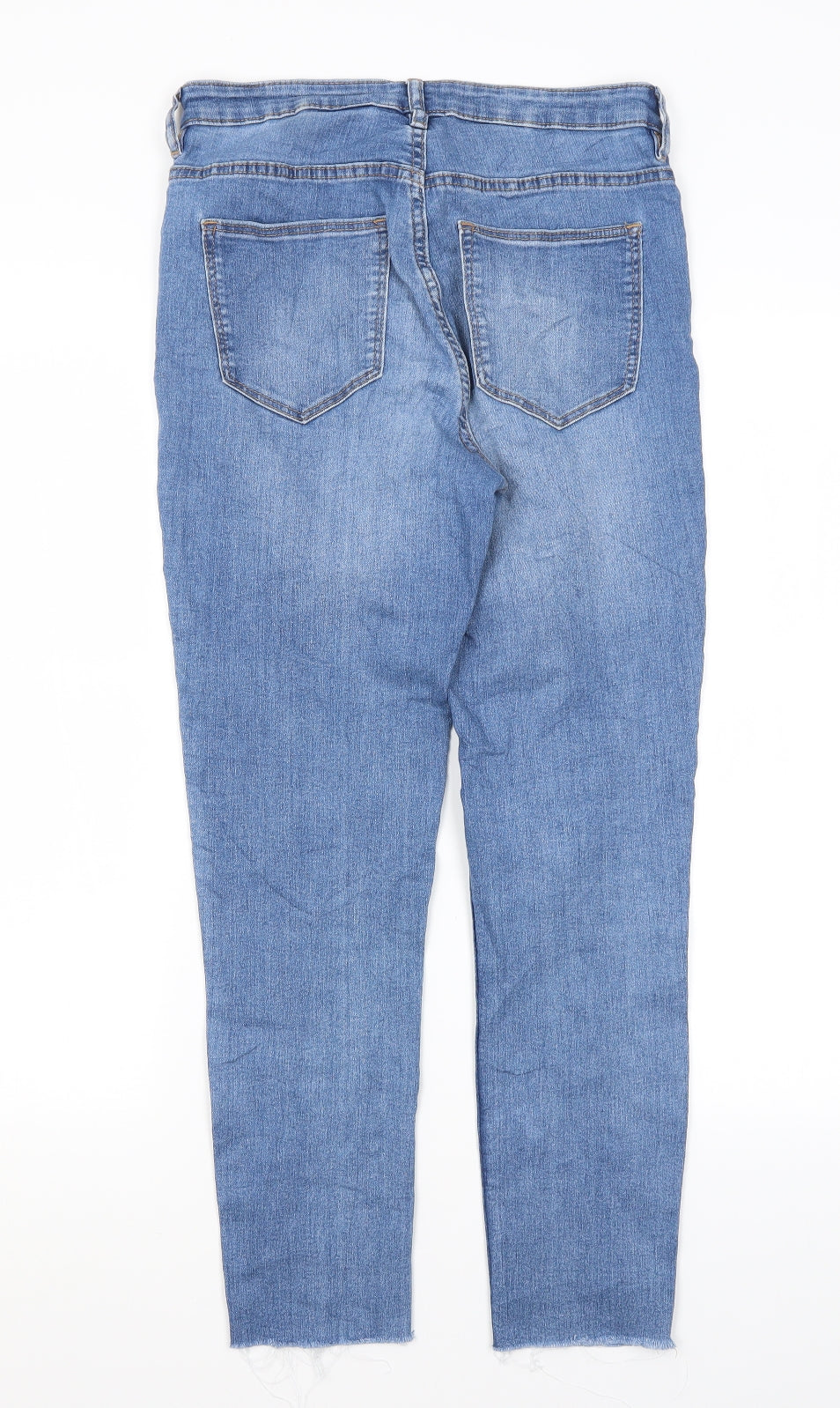 Divided Womens Blue  Cotton Skinny Jeans Size 10 L25 in Regular