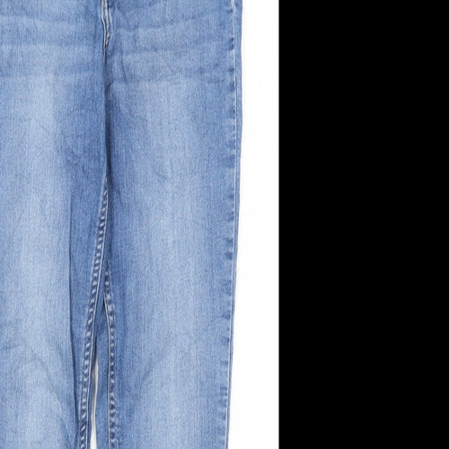 Divided Womens Blue  Cotton Skinny Jeans Size 10 L25 in Regular