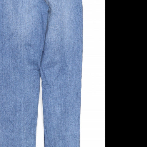 Divided Womens Blue  Cotton Skinny Jeans Size 10 L25 in Regular