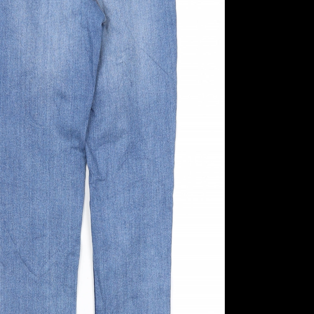 Divided Womens Blue  Cotton Skinny Jeans Size 10 L25 in Regular