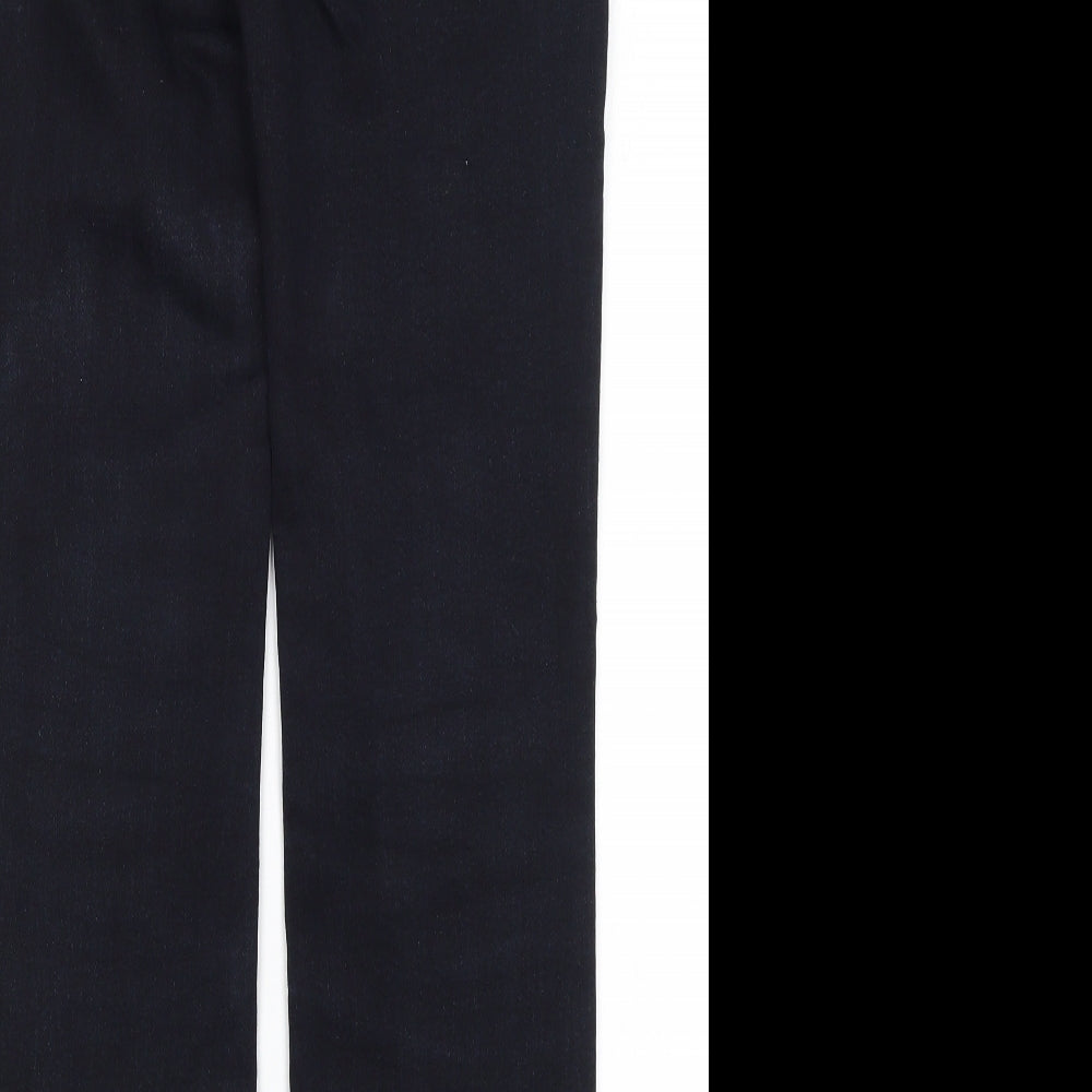 NEXT Womens Blue  Cotton Straight Jeans Size 14 L30 in Regular