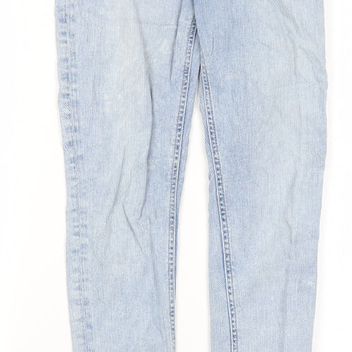 H&M Womens Blue  Cotton Skinny Jeans Size 26 in L30 in Regular
