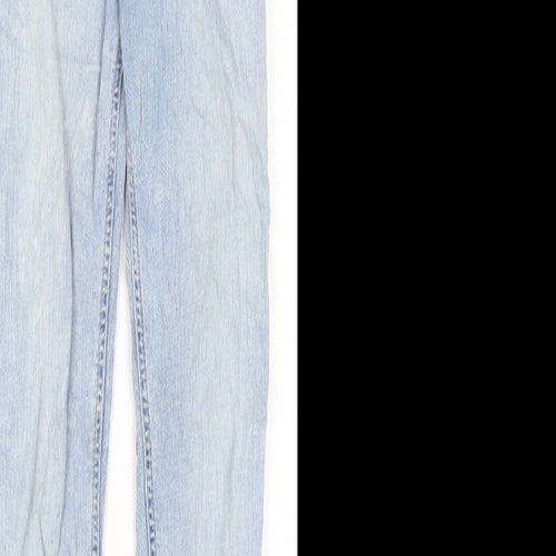 H&M Womens Blue  Cotton Skinny Jeans Size 26 in L30 in Regular