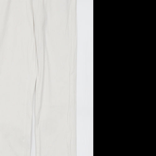 Denim Co Womens White  Cotton Skinny Jeans Size 6 L29 in Regular