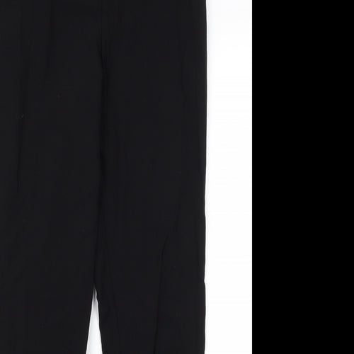 Papaya Womens Black  Polyester Dress Pants Trousers Size 12 L26.5 in Regular