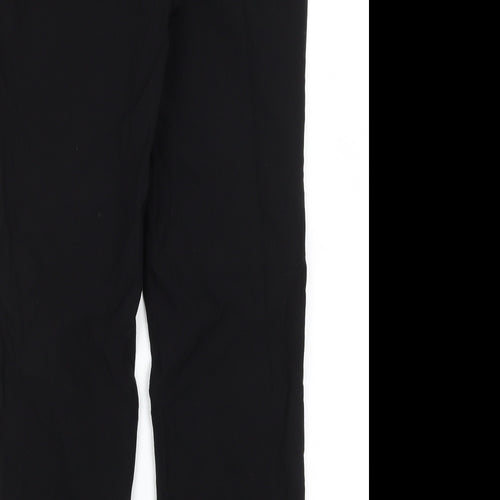 Papaya Womens Black  Polyester Dress Pants Trousers Size 12 L26.5 in Regular