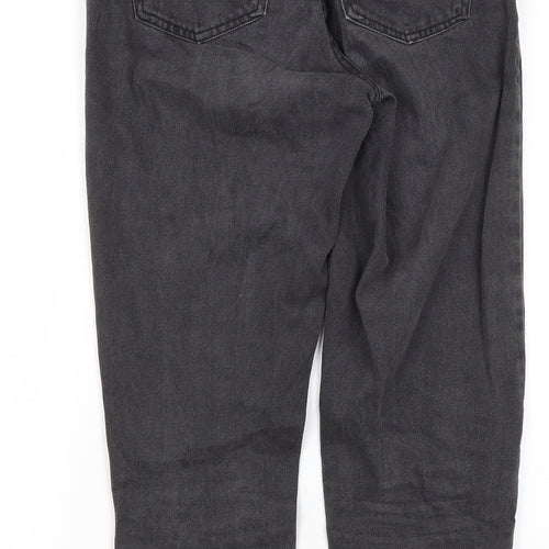 Denim Co Womens Grey  Cotton Mom Jeans Size 8 L27 in Regular