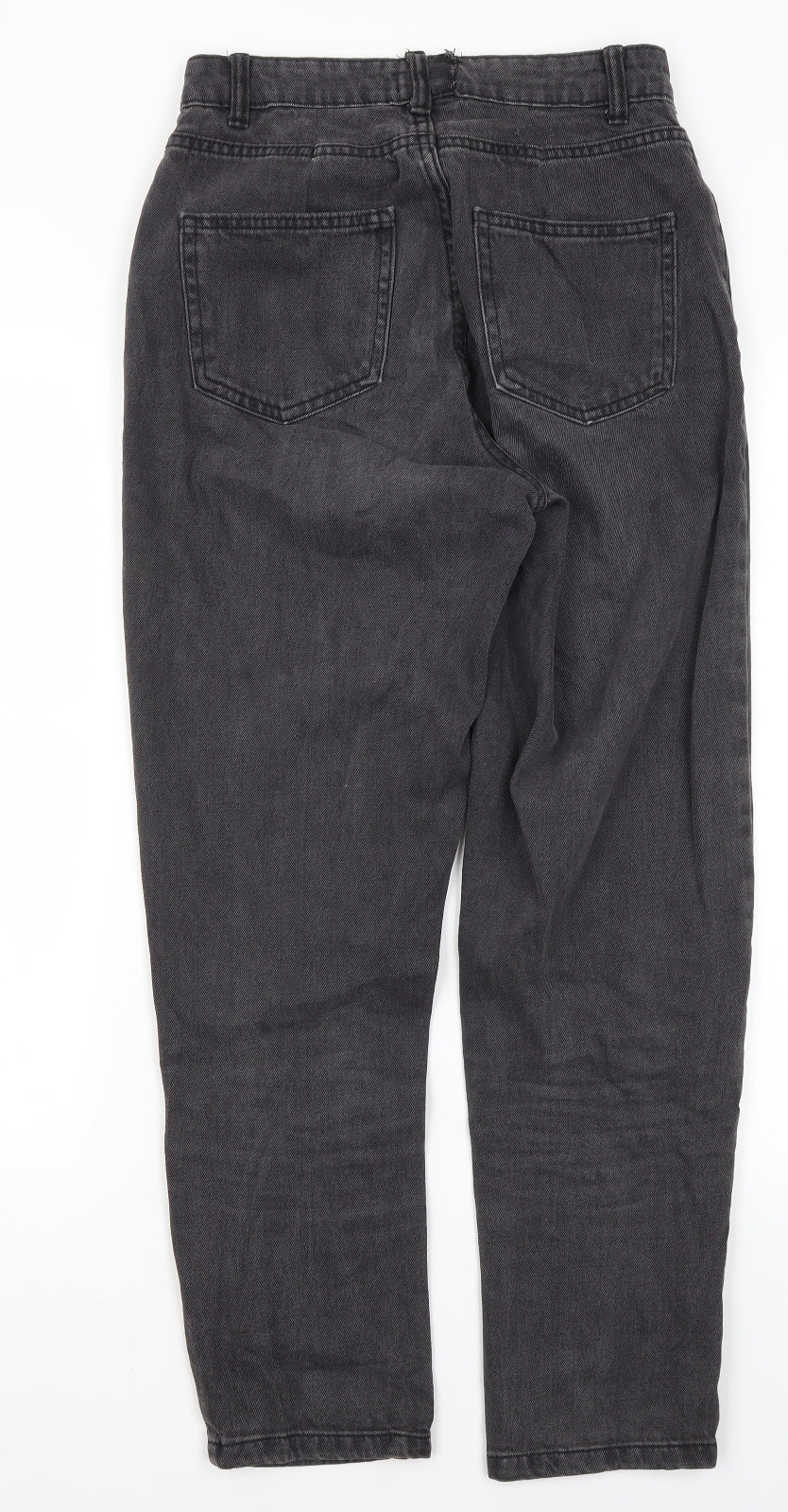 Denim Co Womens Grey  Cotton Mom Jeans Size 8 L27 in Regular