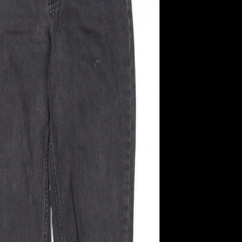 Denim Co Womens Grey  Cotton Mom Jeans Size 8 L27 in Regular