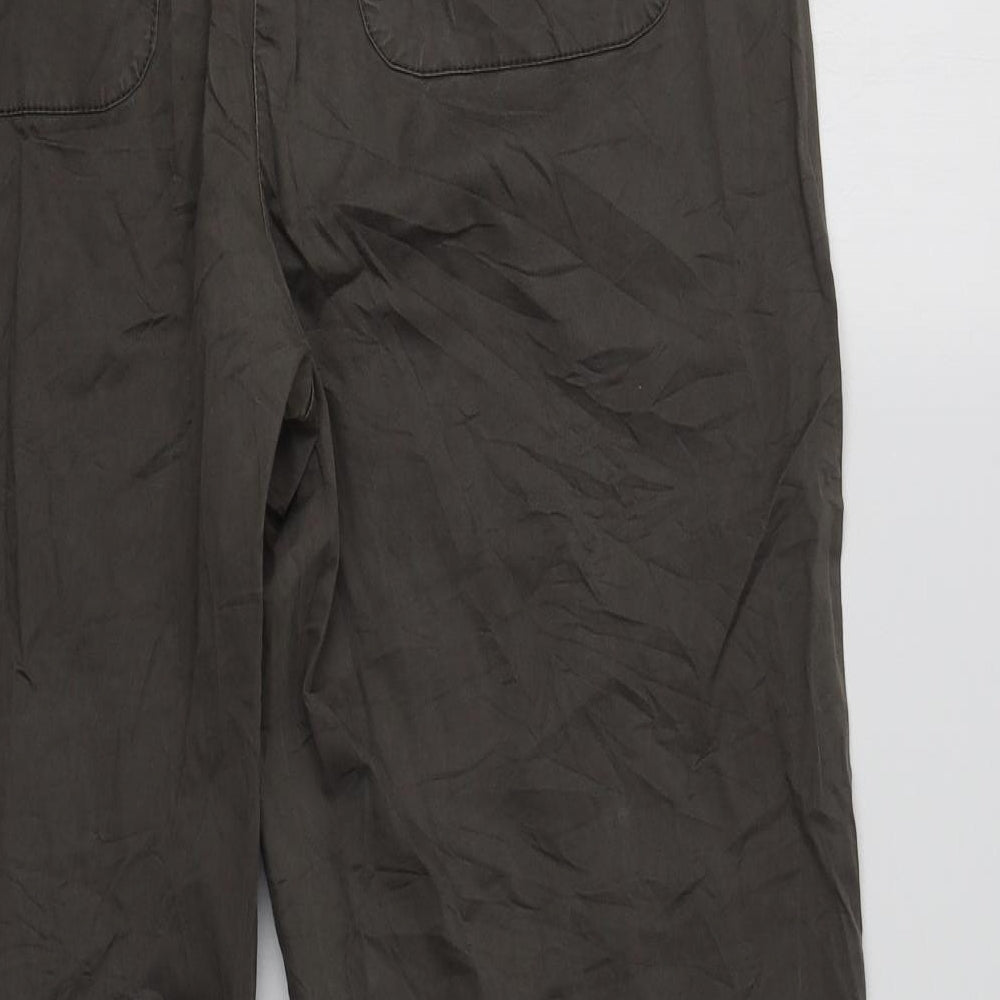 Gerry Weber Womens Grey  Cotton Trousers  Size 18 L30 in Regular