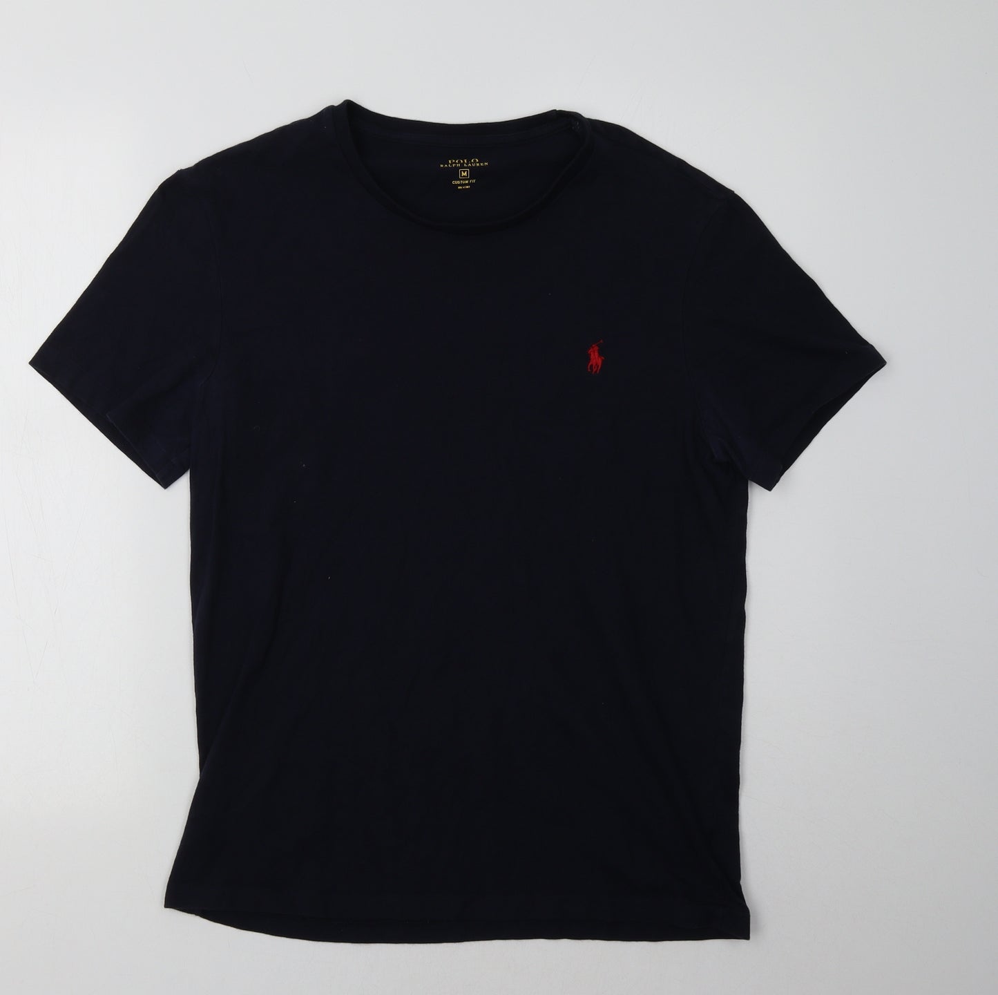 Polo Ralph Lauren Mens Blue  Cotton  T-Shirt Size M Crew Neck
