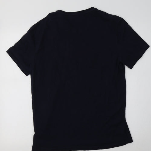 Polo Ralph Lauren Mens Blue  Cotton  T-Shirt Size M Crew Neck