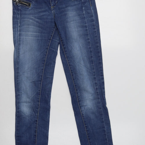 Only Womens Blue  Cotton Skinny Jeans Size 6 L27 in Regular