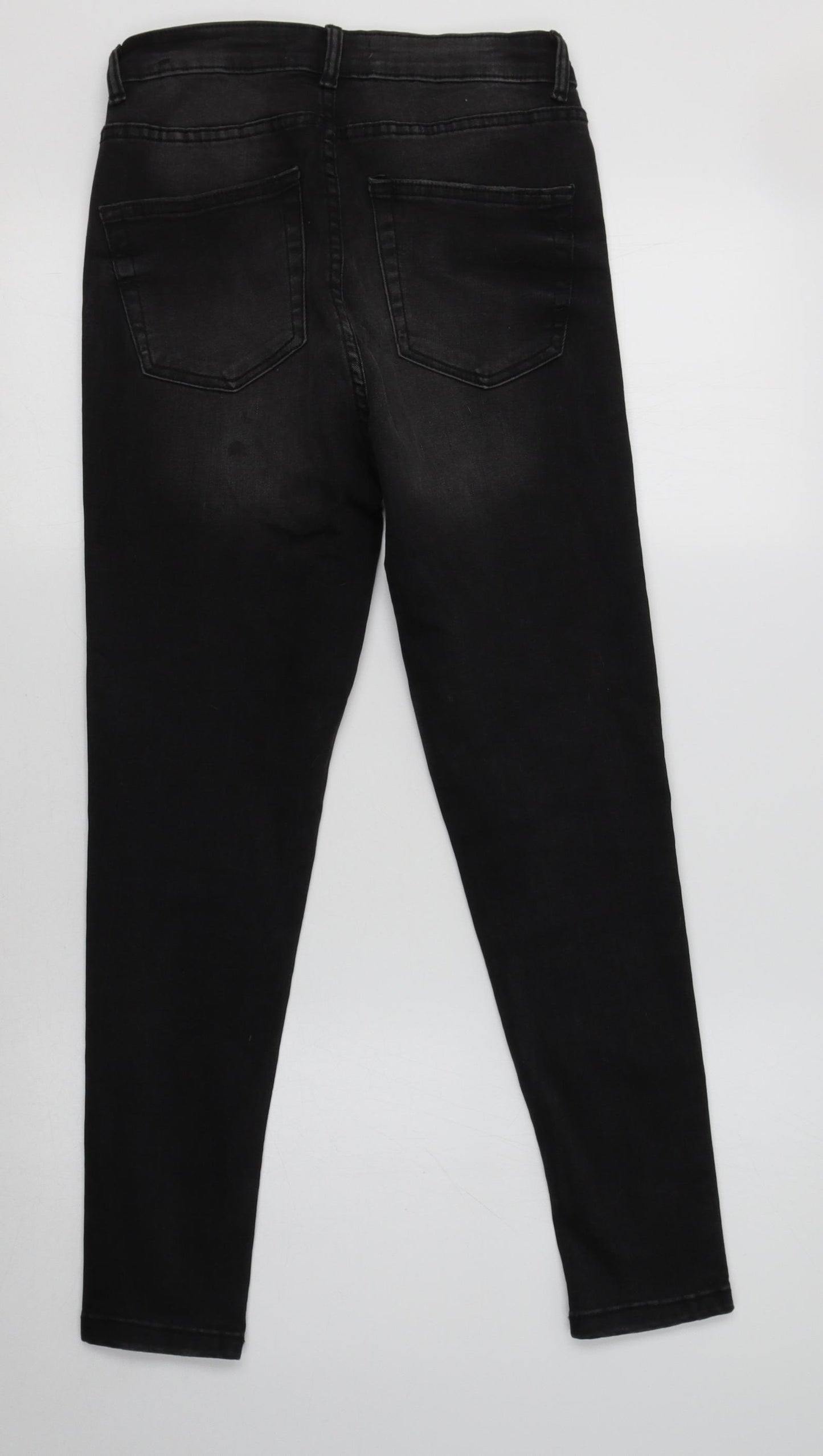 Primark Womens Black  Cotton Jegging Jeans Size 10 L27 in Regular
