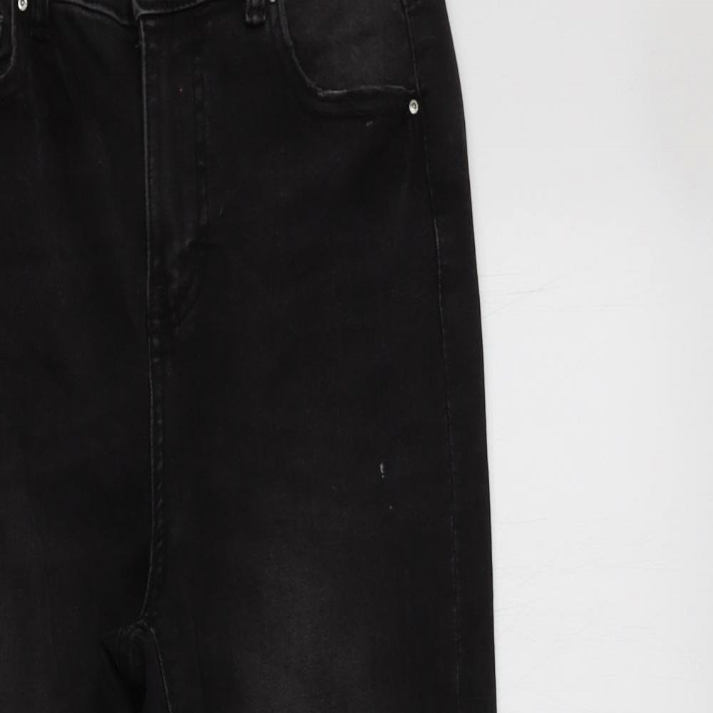 Primark Womens Black  Cotton Jegging Jeans Size 10 L27 in Regular