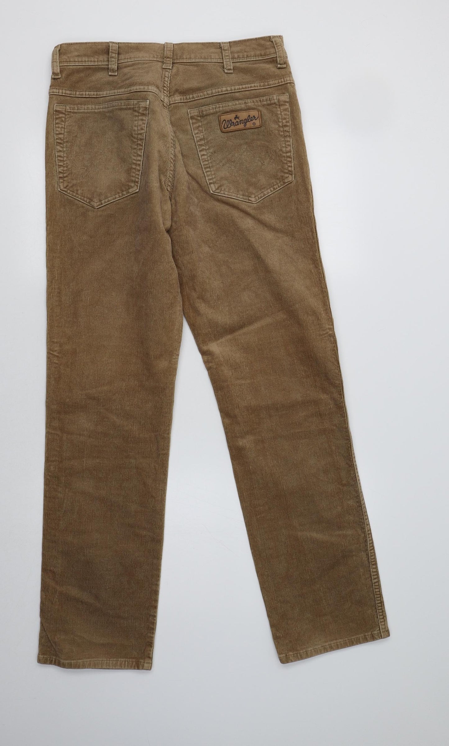 Wrangler Mens Beige  Cotton Trousers  Size 32 L32 in Regular