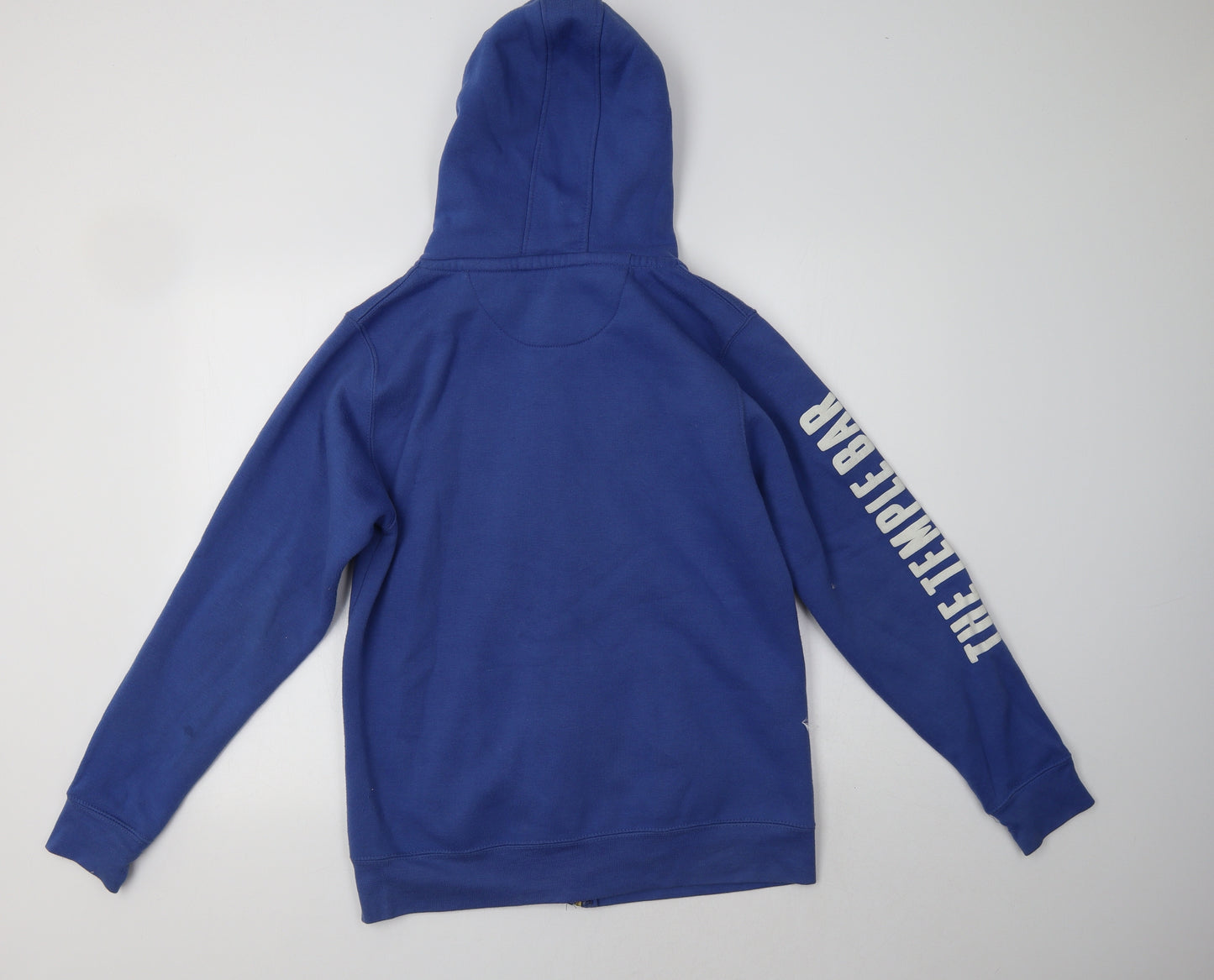 Preworn Mens Blue  Cotton Full Zip Hoodie Size M   - Dublin