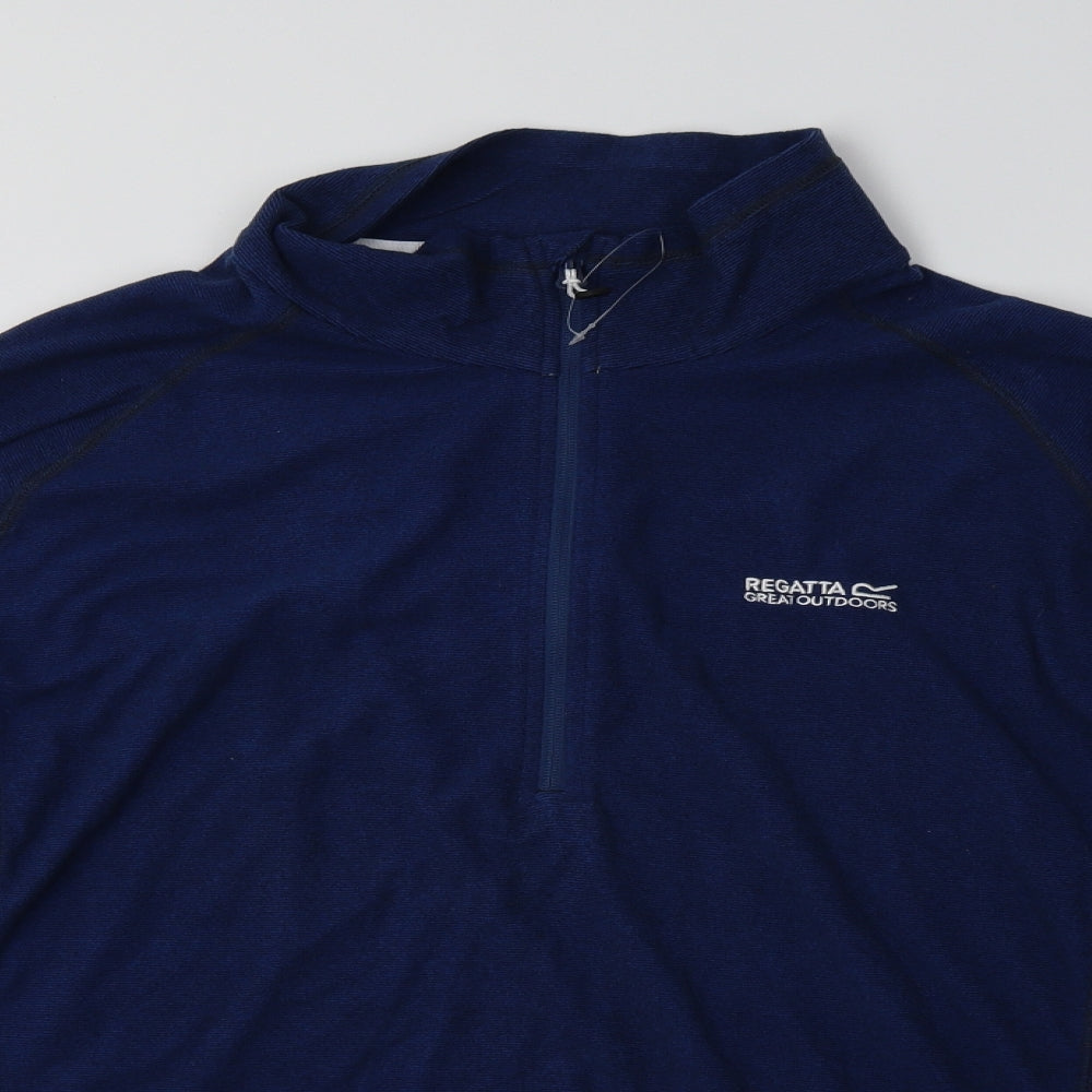 Regatta Mens Blue  Polyester Pullover Sweatshirt Size 2XL