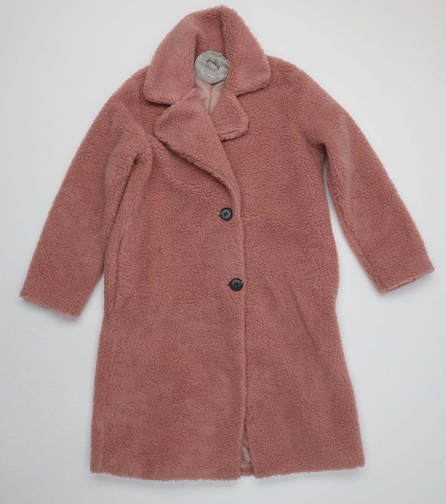 New Collection Womens Pink   Overcoat Coat Size M