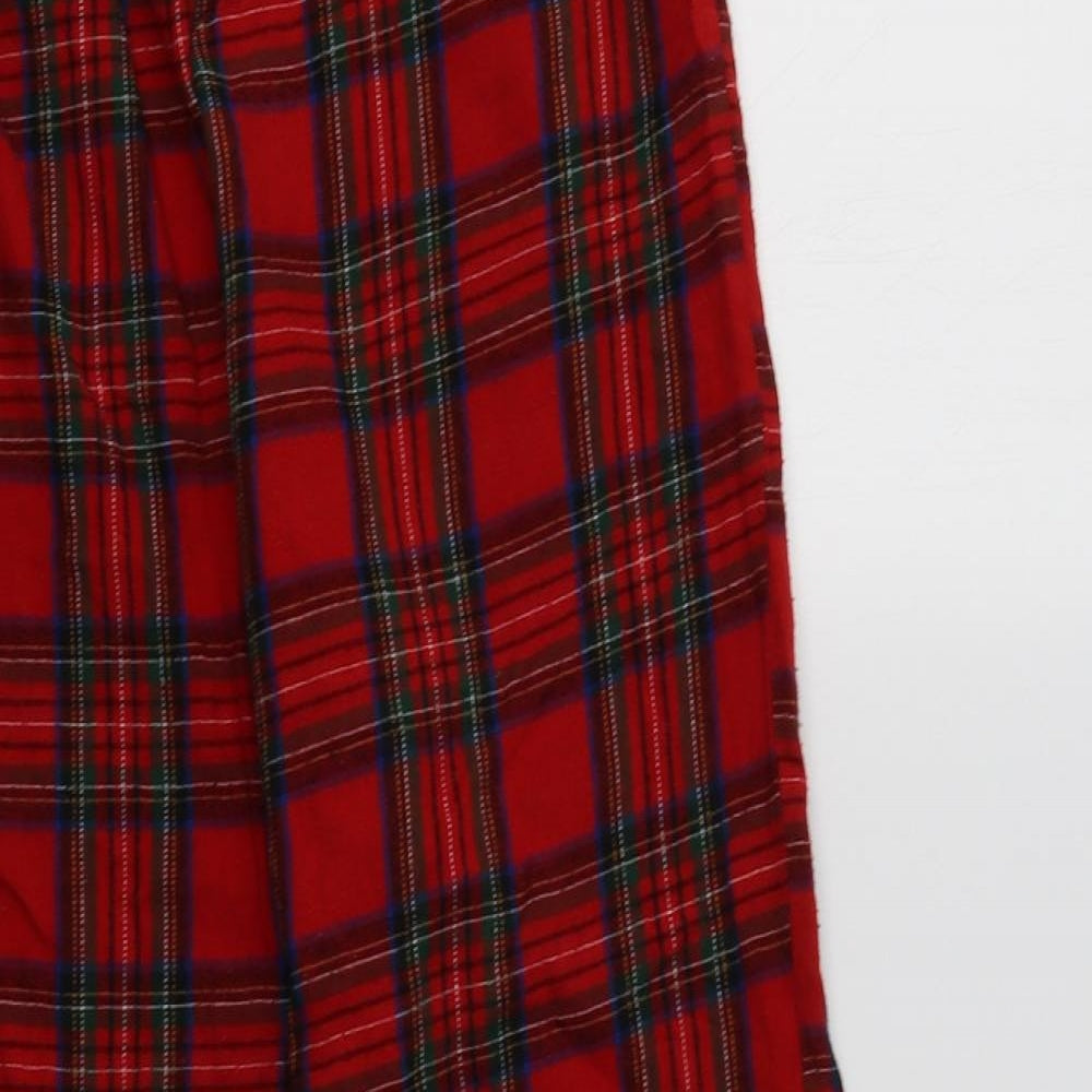 TU Womens Red Check Cotton  Pyjama Pants Size 12
