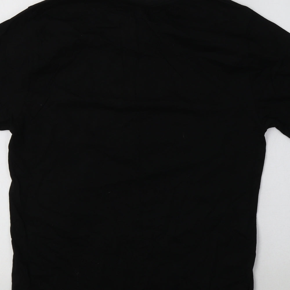 Batman Mens Black  Cotton  T-Shirt Size S Crew Neck  - Super Hero