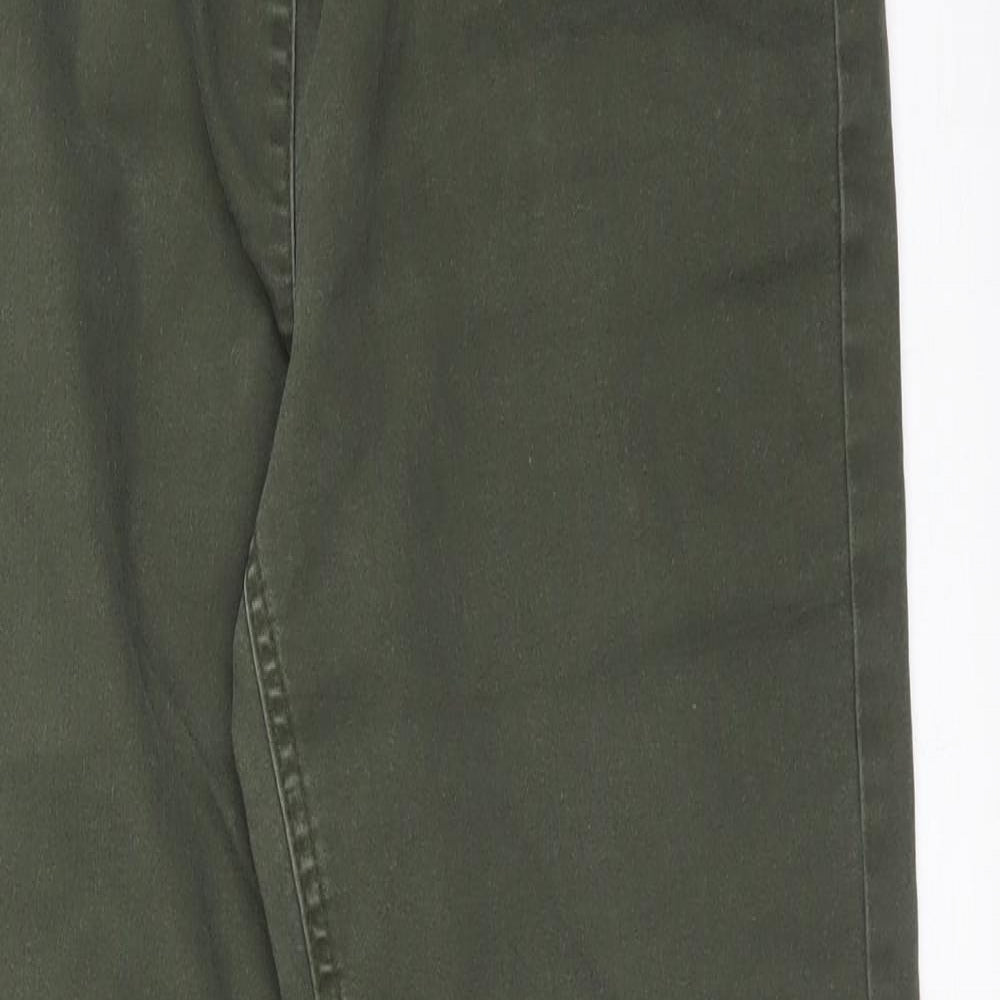 George Womens Green  Cotton Jegging Jeans Size 14 L28 in Regular