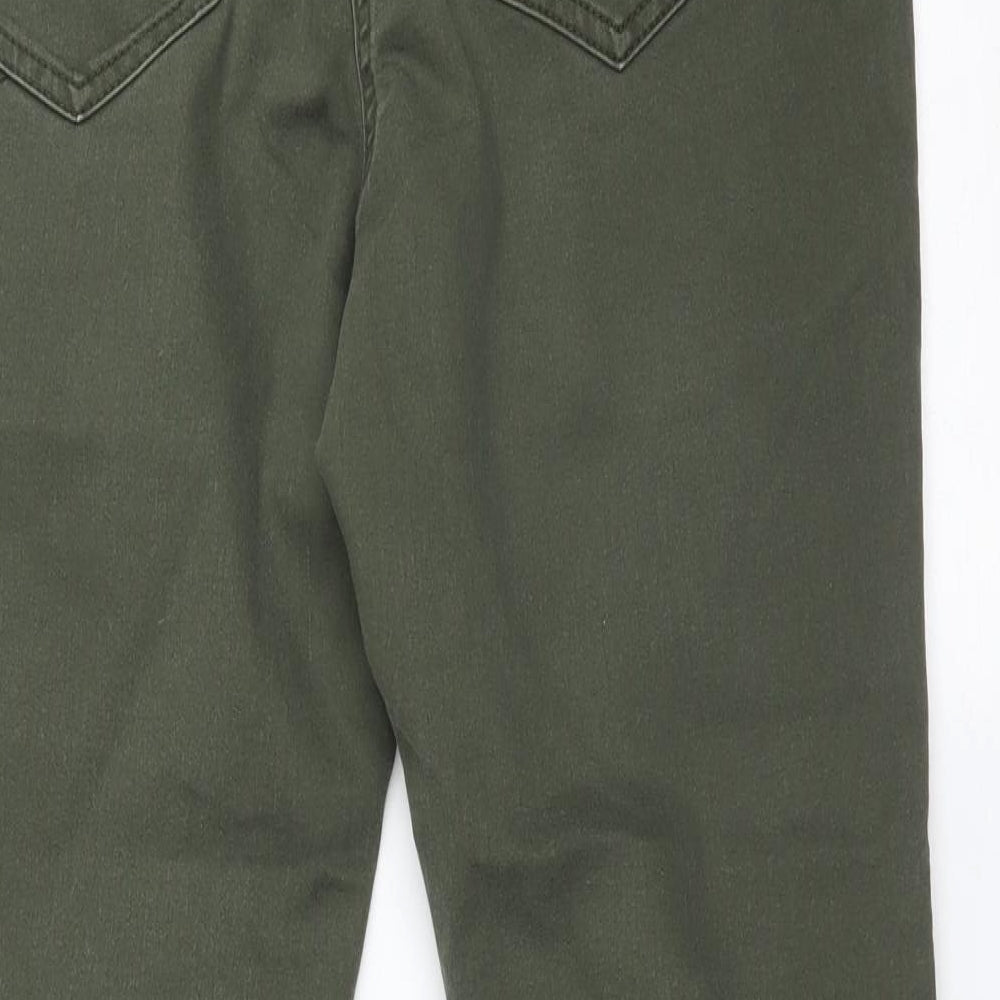 George Womens Green  Cotton Jegging Jeans Size 14 L28 in Regular