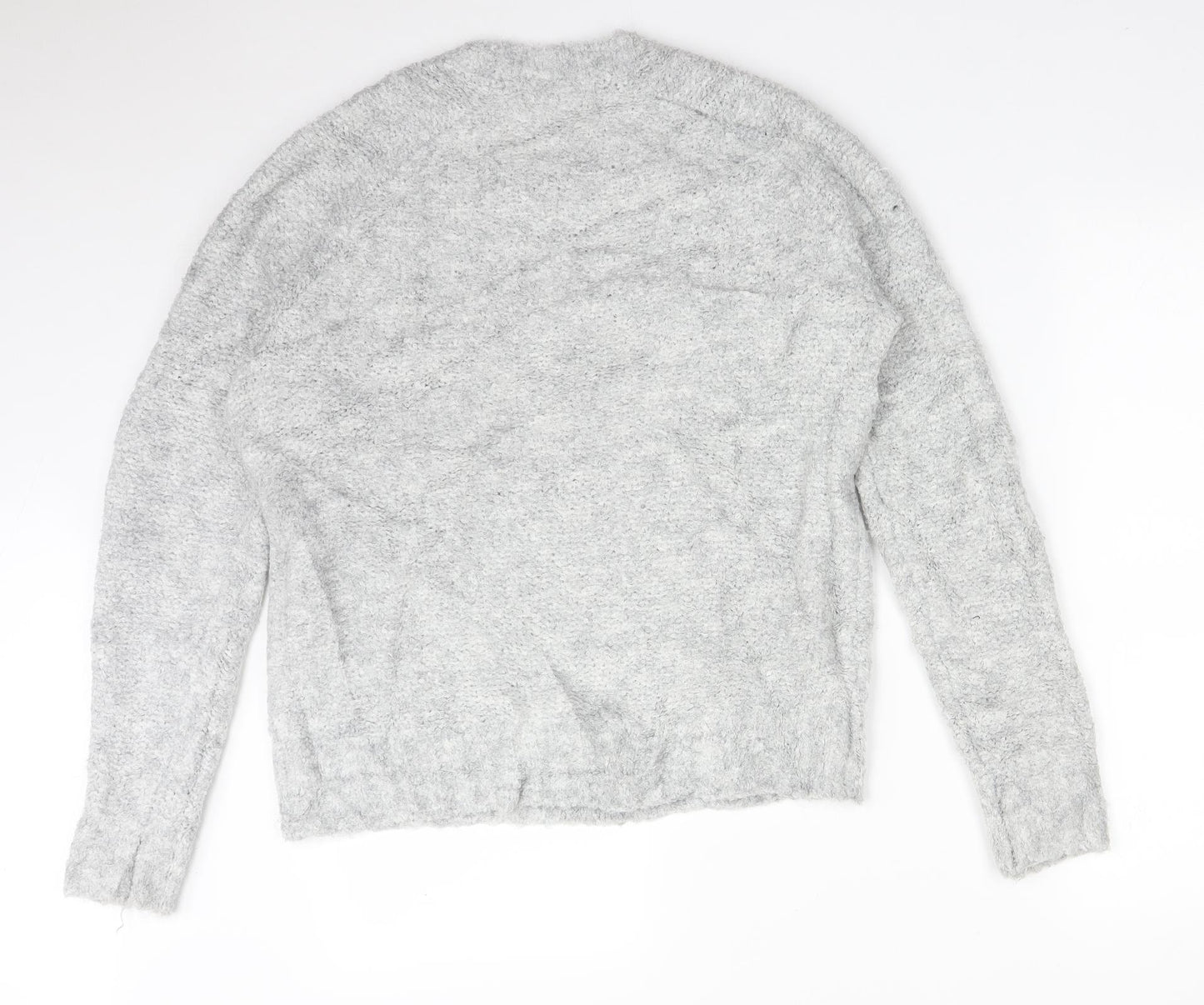 Primark Womens Grey  Acrylic Pullover Sweatshirt Size M