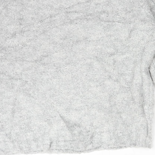 Primark Womens Grey  Acrylic Pullover Sweatshirt Size M