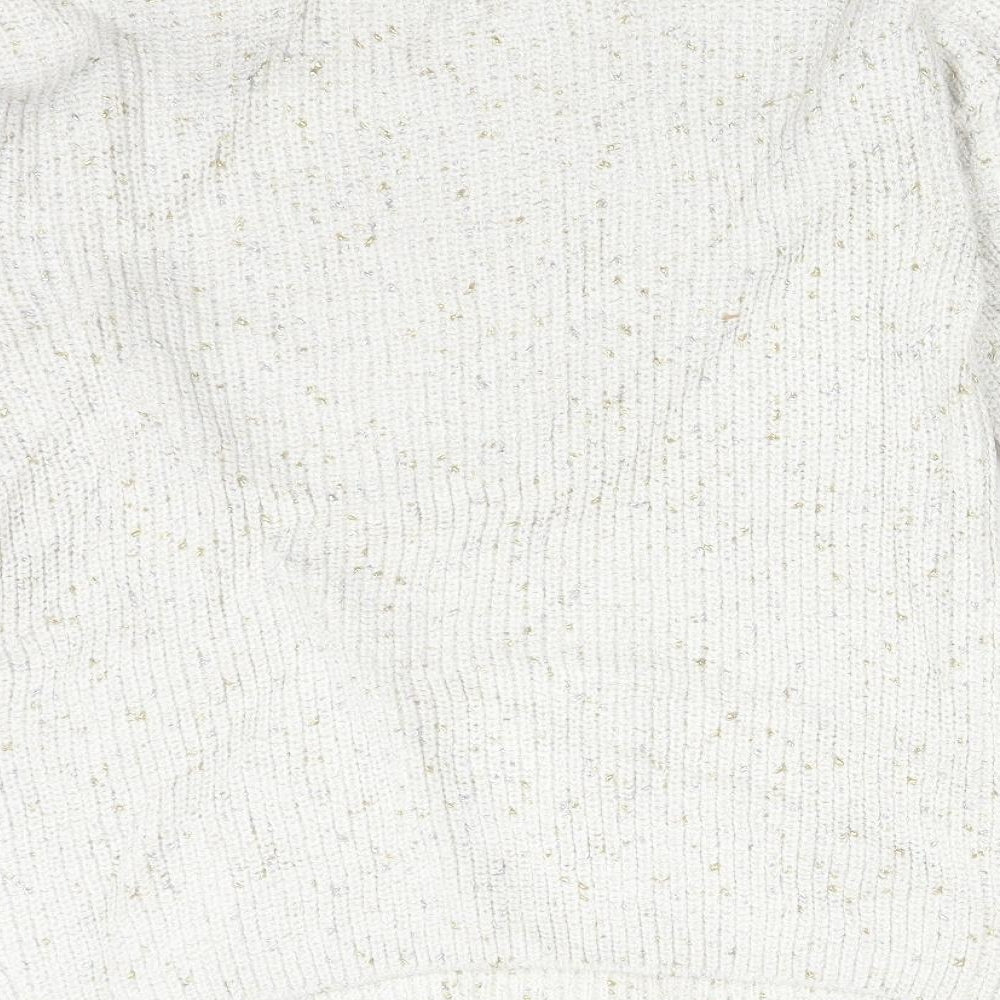M&S Womens Multicoloured  Acrylic Pullover Sweatshirt Size 8