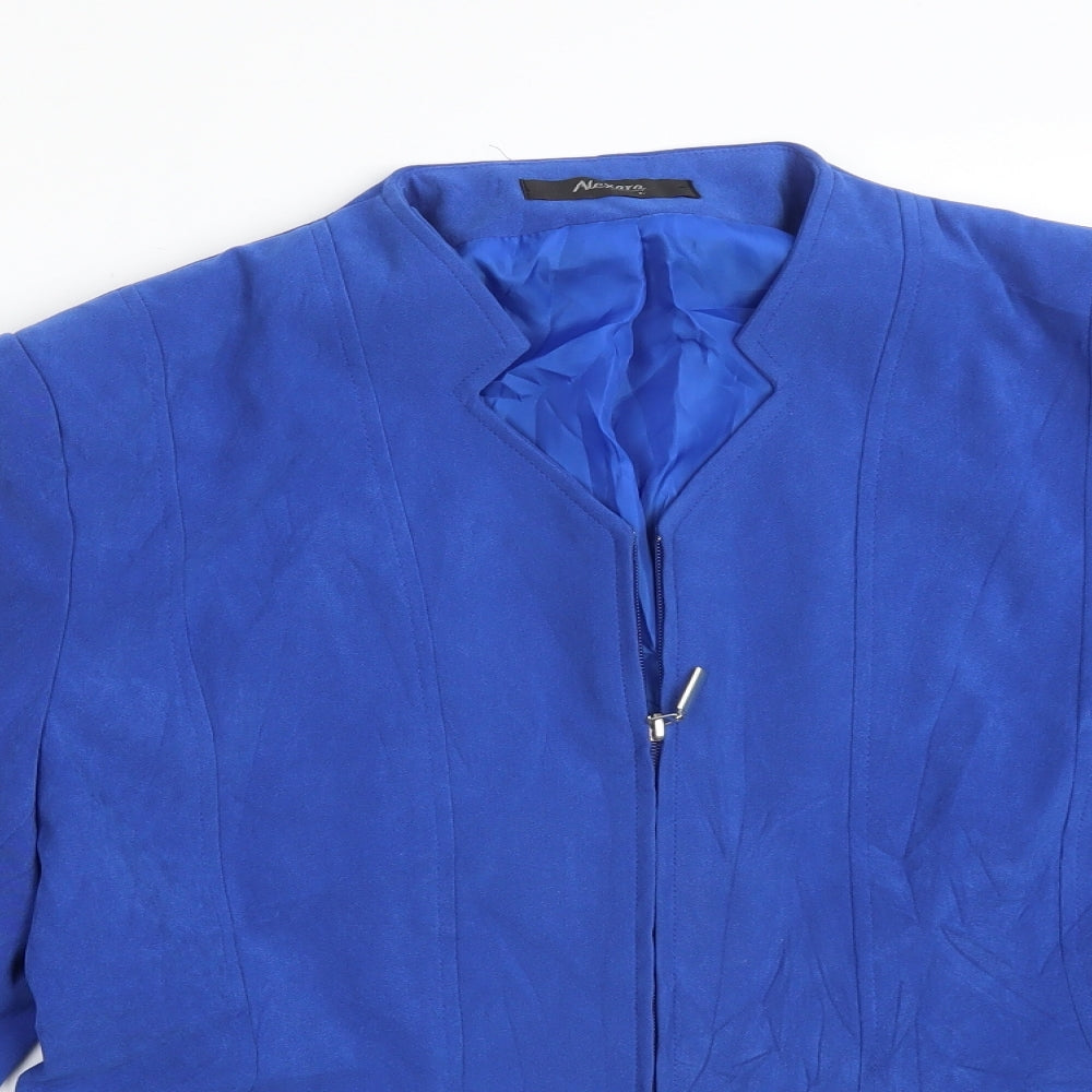 ALEXARA Womens Blue   Jacket  Size 16