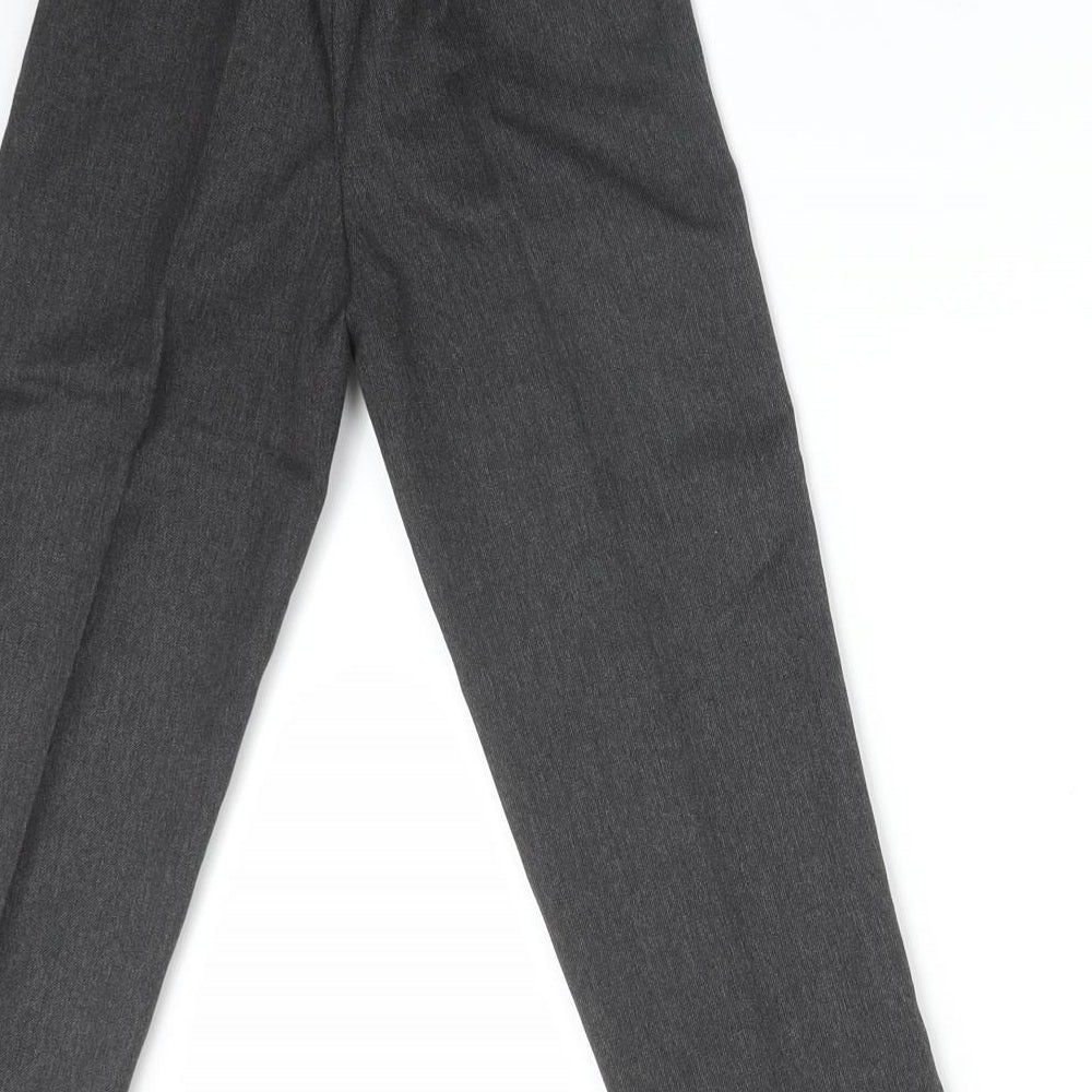 BACK TO SCHOOL Boys Grey  Polyester Dress Pants Trousers Size 4-5 Years  Regular