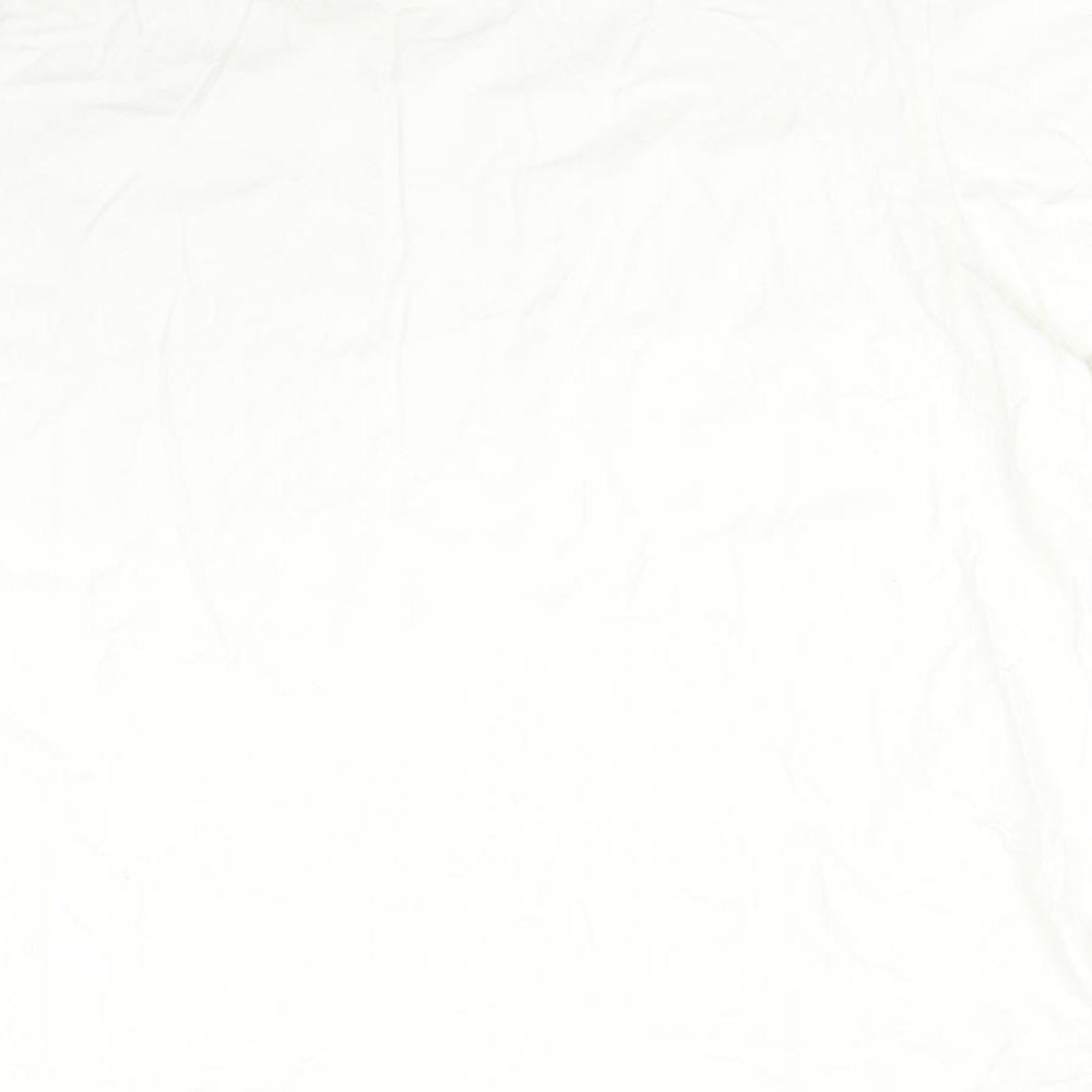 M&S Mens White  Cotton  T-Shirt Size 3XL Round Neck